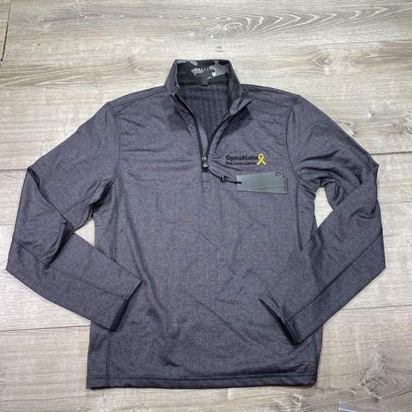 Greyson Other - Greyson Pullover Mens Small Gray Herringbone 1/4 Zip Golf Performance Stretch